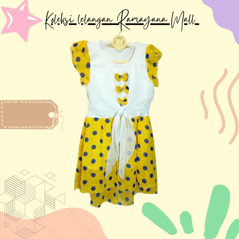 BAJU ANAK EX RAMAYANA MALL DRESS ANAK