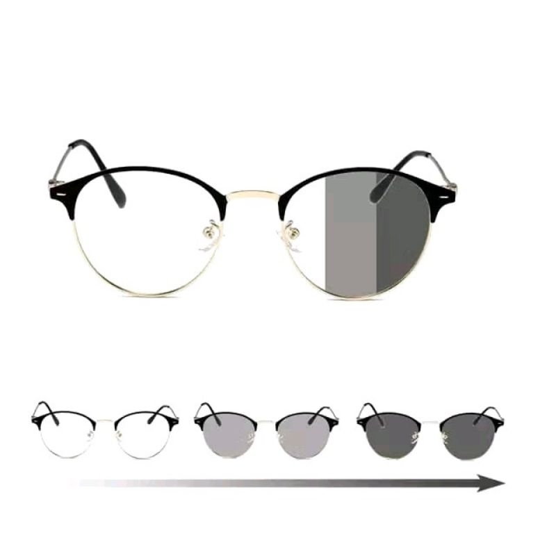 E ( E15 ) KACAMATA PHOTOCROMIC + FREE GIFT ( 1 KOTAK KACAMATA )