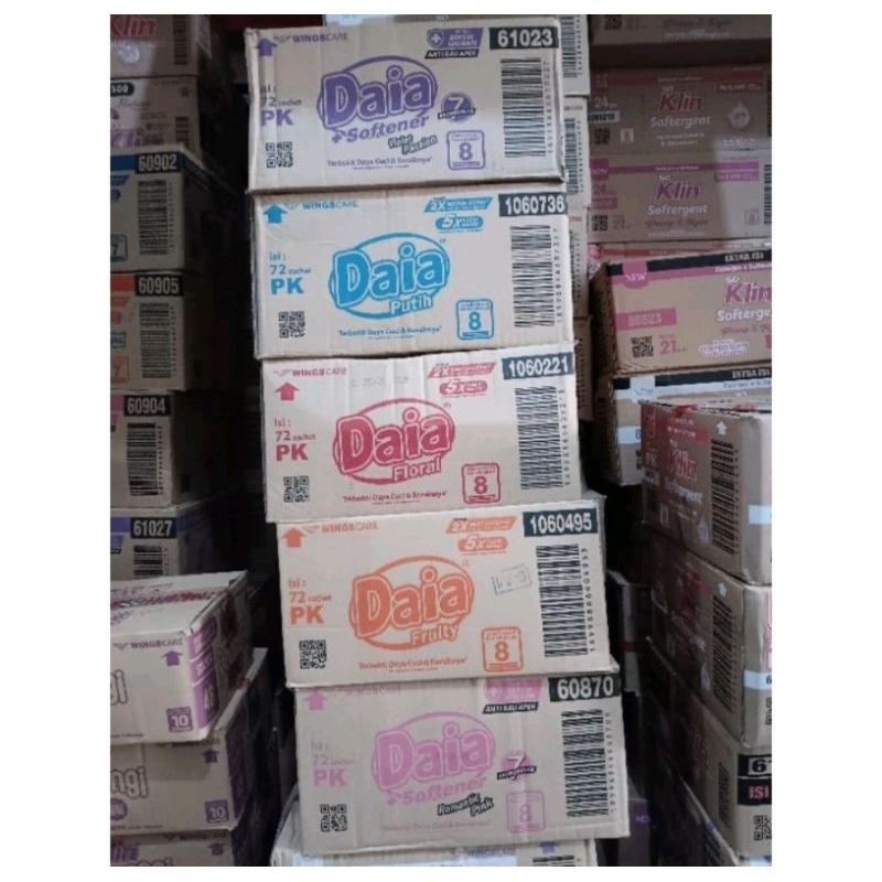 Sabun Daia Renceng 1 Dus / Daia 55gr isi 72 sachet