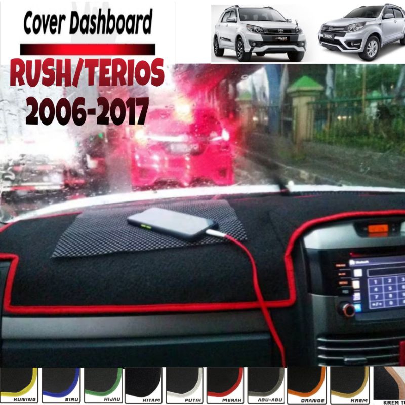 Karpet Alas Dashboard Rush & Terios Lama 2006-2017, Pelindung/Aksesoris Interior Mobil