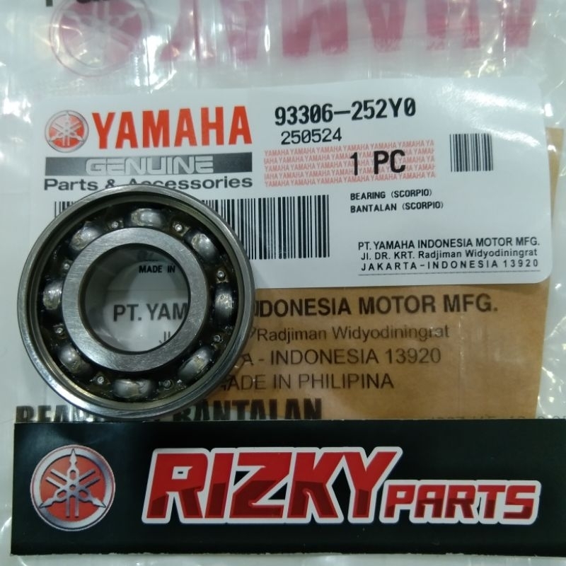 LAHER BEARING RODA TROMOL DEPAN BELAKANG RX KING SCORPIO 6202 ORIGINAL YAMAHA