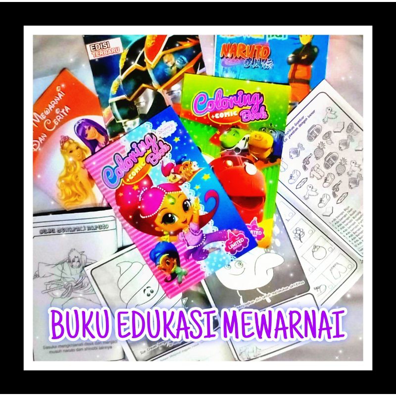 

BUKU MEWARNAI SAMBIL BELAJAR BUKU EDUKASI ANAK MEWARNAI UKURAN BESAR FULL COLOUR