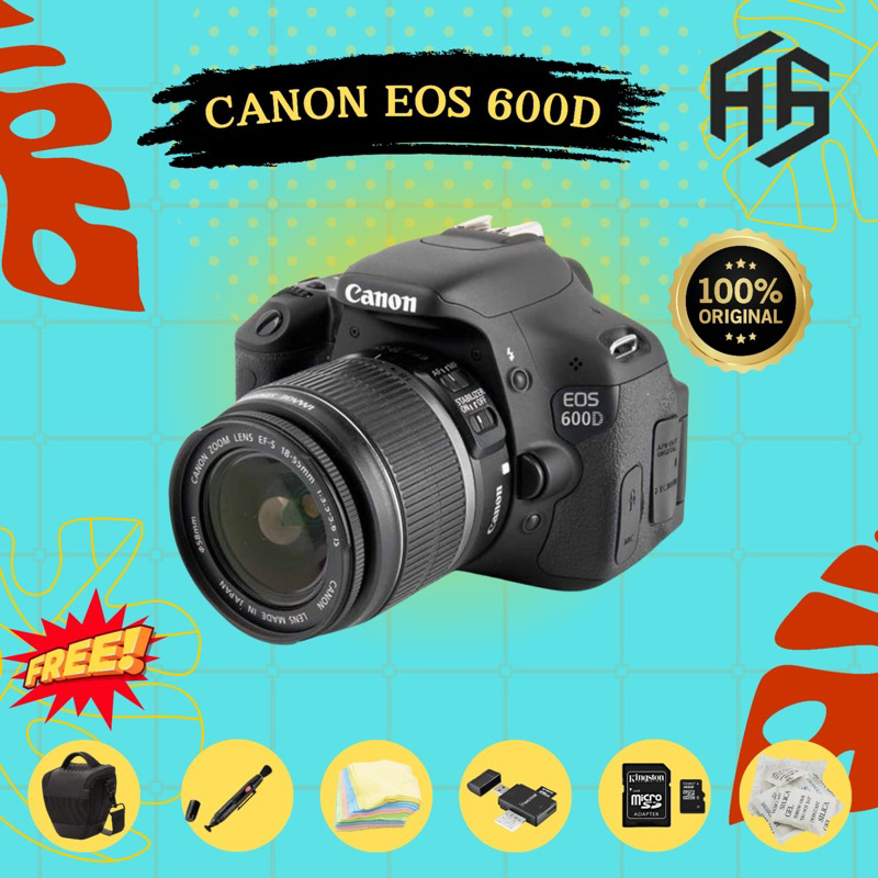 CANON EOS 600D / KAMERA DSLR CANON EOS 600D FULSET