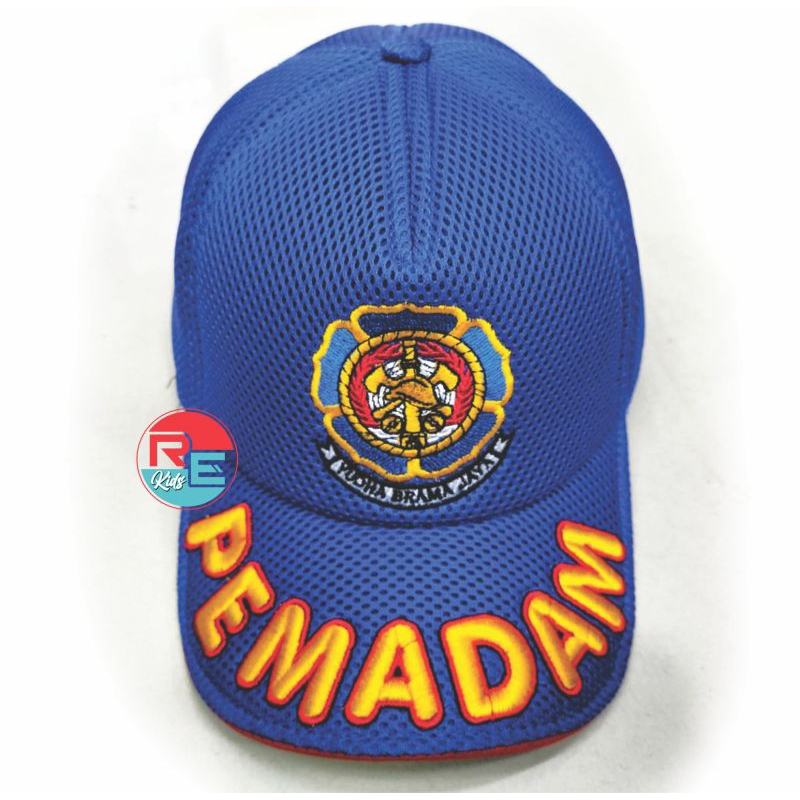 topi pemadam topi damkar topi bordir timbul