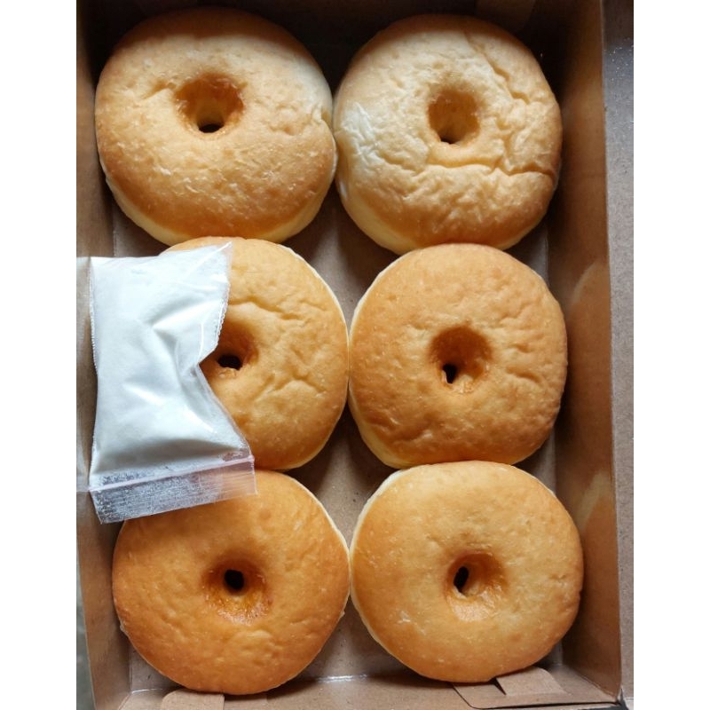 

Donat varian gula halus saja