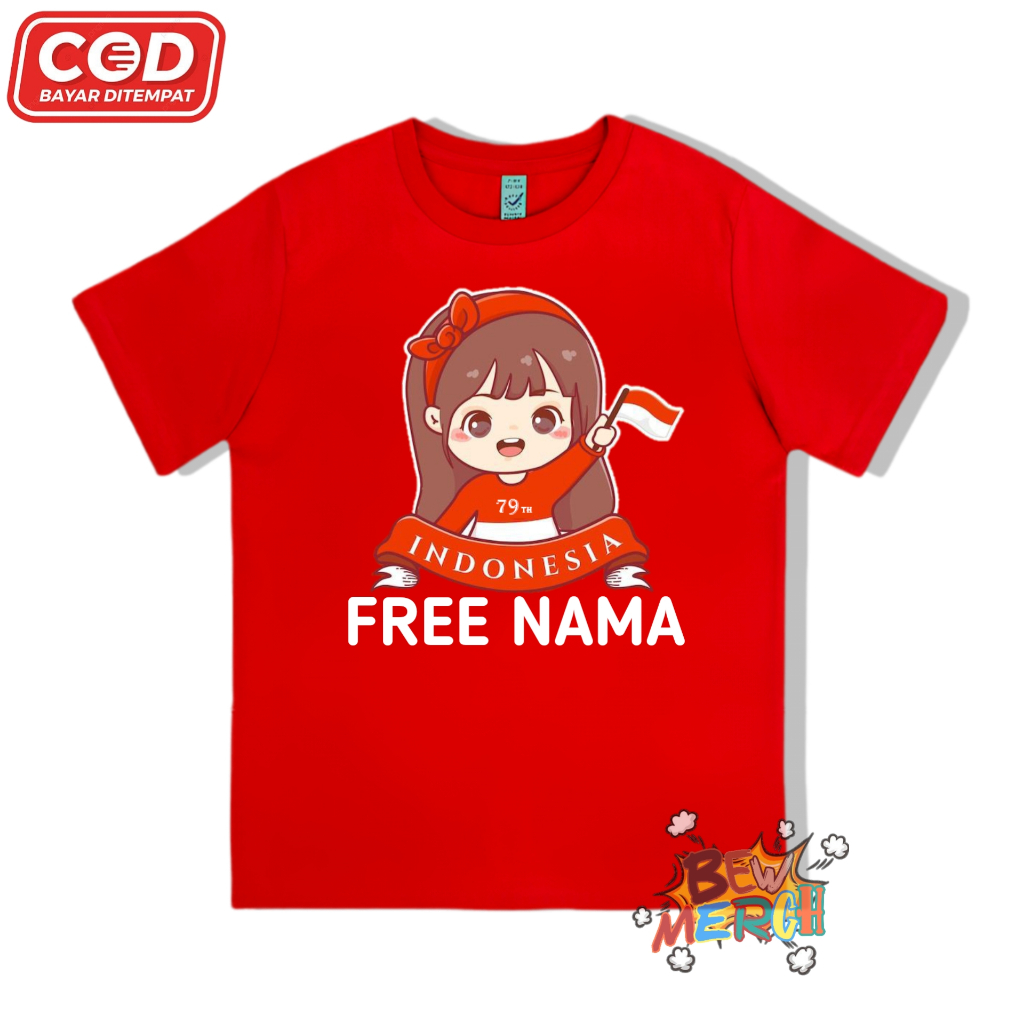 Kaos Anak 17 Agustus / Baju Anak 17 Agustus