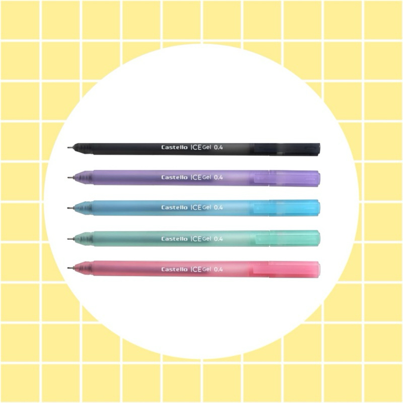 

Standard Pen - Castello Ice Gel 0.4 (Pulpen, Pena, Ballpoint, Alat Tulis) - 1 Pcs