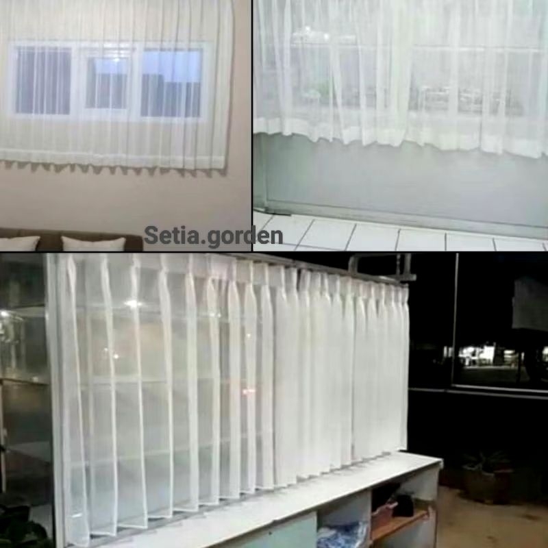 vitrase gorden etalase rumah makan vitras polos ventilasi