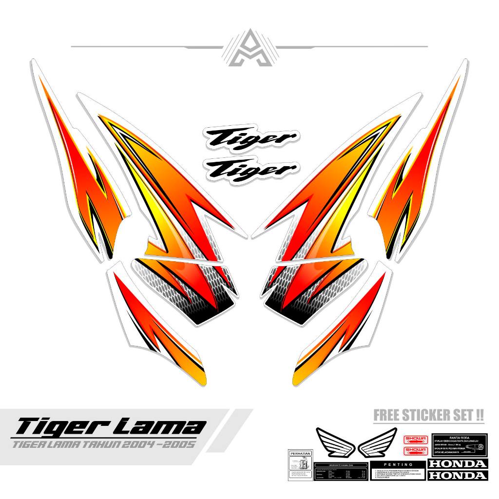 STRIPING TIGER LAMA / MTF 8 / TIGER OLD / SETIKER / STIKER TIGER 2000 / STREPING / STIPING / SETRIPI