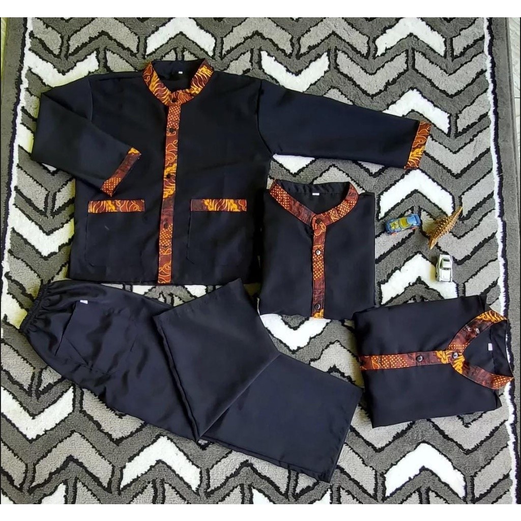 Baju pangsi anak laki-laki 1 set sd dan tk setelan adat sunda tradisional usia 4 sampai 10 tahun