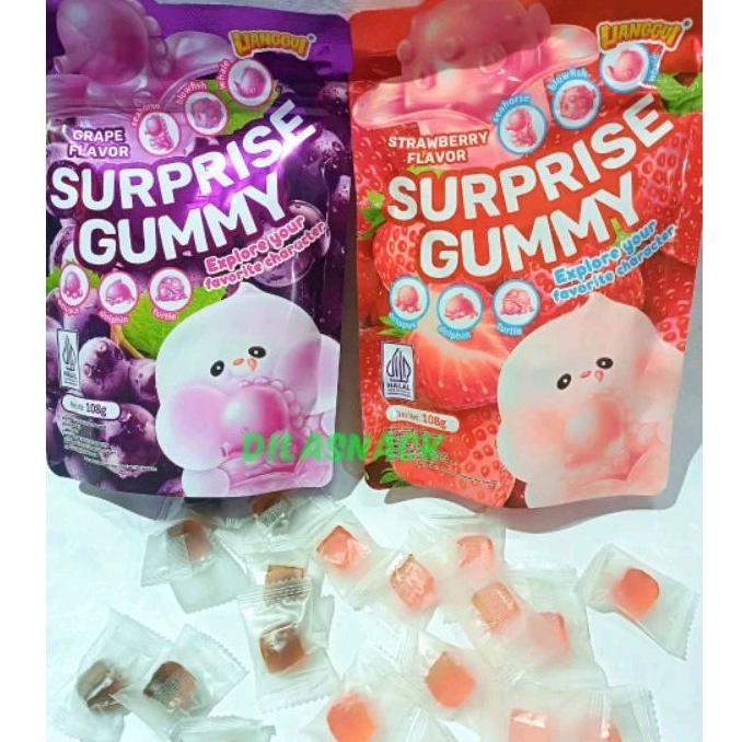 

Lianggui gummy 1pack 108gram permen kupas viral permen kenyal