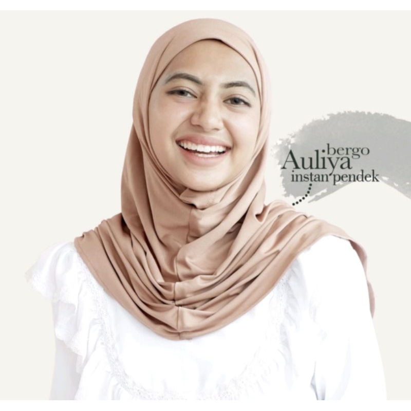 KOYU HIJAB BERGO AULIYA INSTAN PENDEK MOCCA
