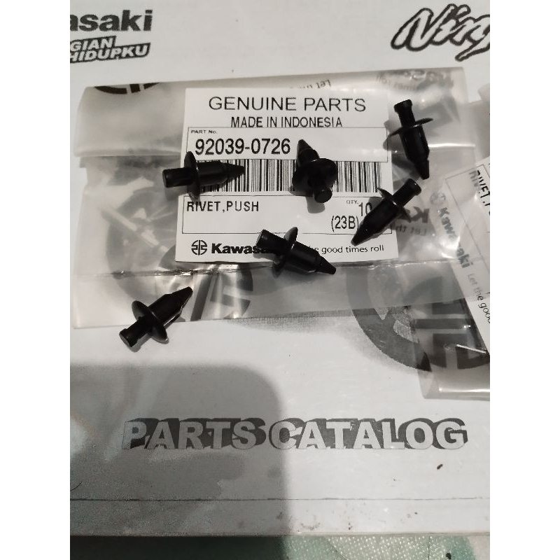 rivet paku tembak body fairing Ninja rr 150 Ninja rr mono Z250 SL Z250SL Nmax aerox R25 original