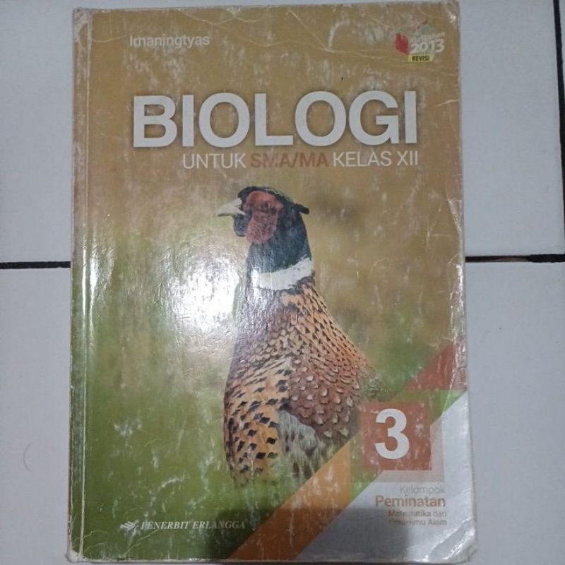 BUKU BIOLOGI IRNANINGTYAS KELAS 12 SMA/MA