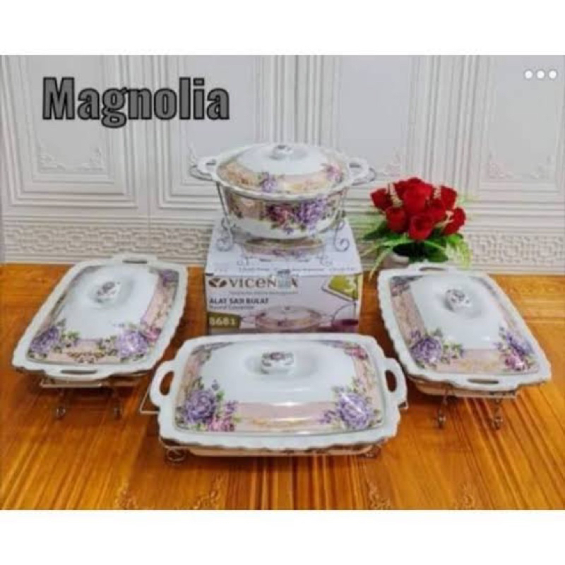 Set Prasmanan Wadah Saji Vicenza MAGNOLIA