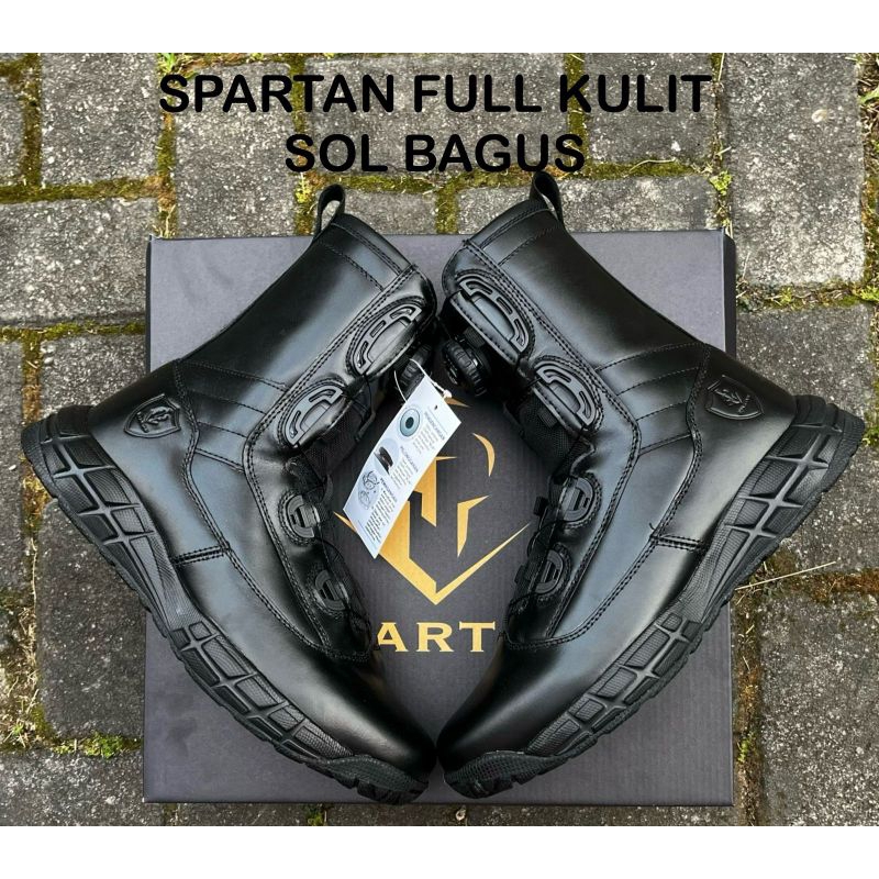 SEPATU PDL SPARTAN/TACTICAL FULL KULIT SOL BAGUS