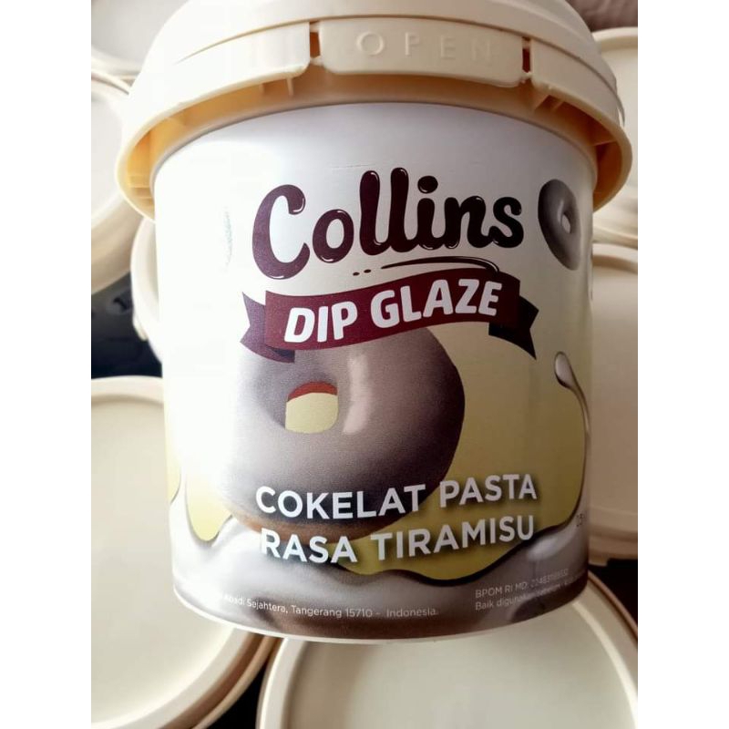 

Ready collins dip glaze tiramisu 1kg