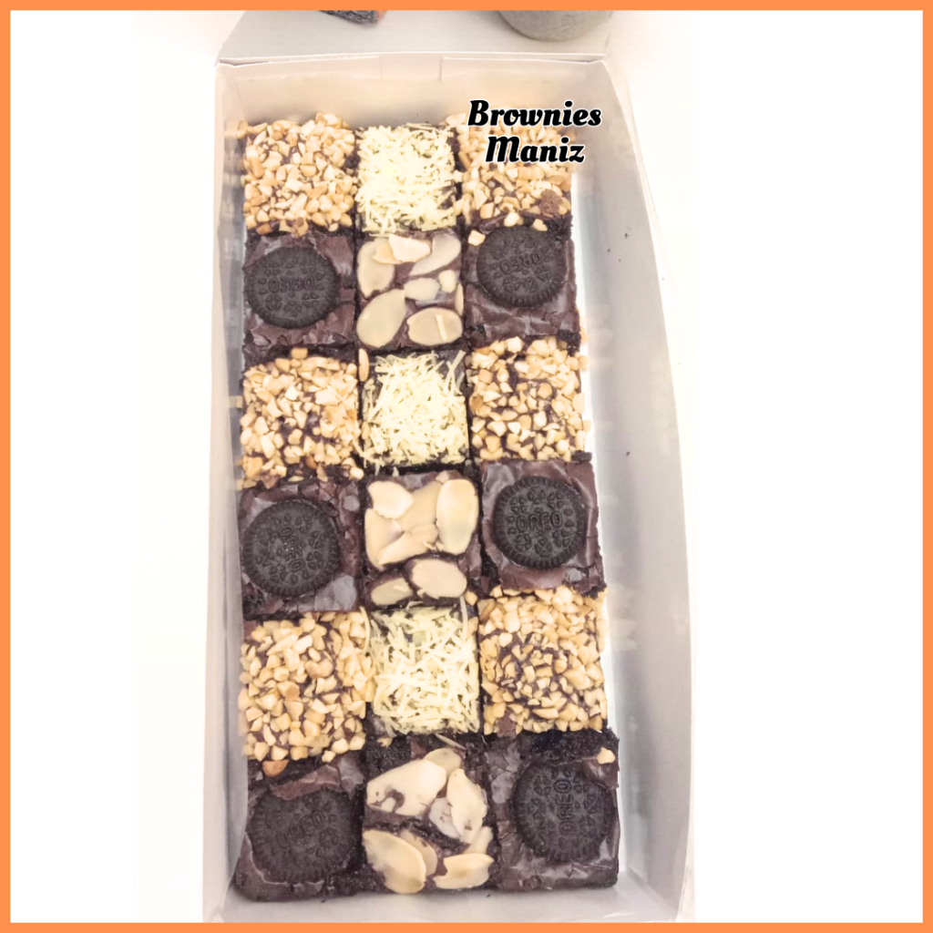 

Brownies Fudgy SEKAT Panggang Almond Keju Chocochips