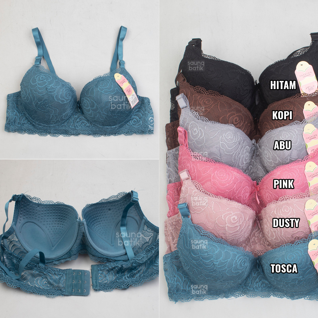 Sz 36-46 BRA Wanita BH BRUKAT RENDA BH Kawat Lingerie ER182 2030