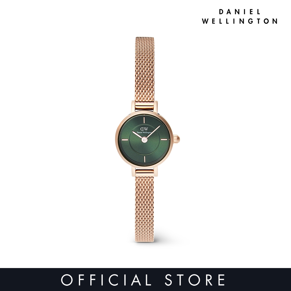 Daniel Wellington Petite Mini Green Melrose Rose Gold (19) - DW00100742