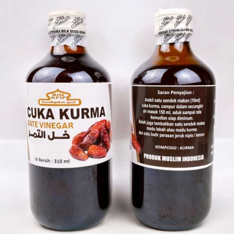 

Cuka Kurma Bin Afif Dates Venegar 310ml