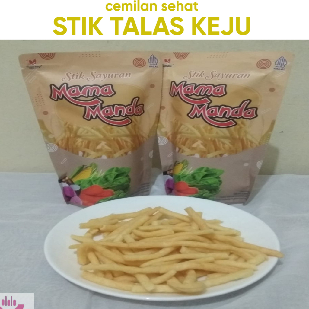 

Stik Talas Keju Krispi Cemilan Sehat Tanpa Pengawet Mama Manda