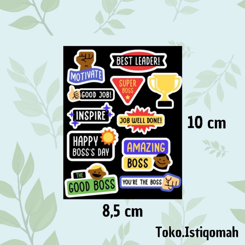 

STICKER HP/STIKER HP BOSS/STIKER AESTHETIC BOSS/STIKER ESTETIK HP BOSS