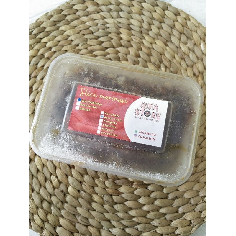 

Beef Slice Marinasi Black Paper 500gr