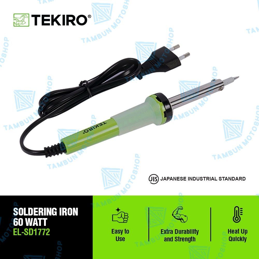 Tekiro Solder Listrik 60 Watt | Soldering Iron Solder Model Lurus 60 W 40 Watt Terbagus