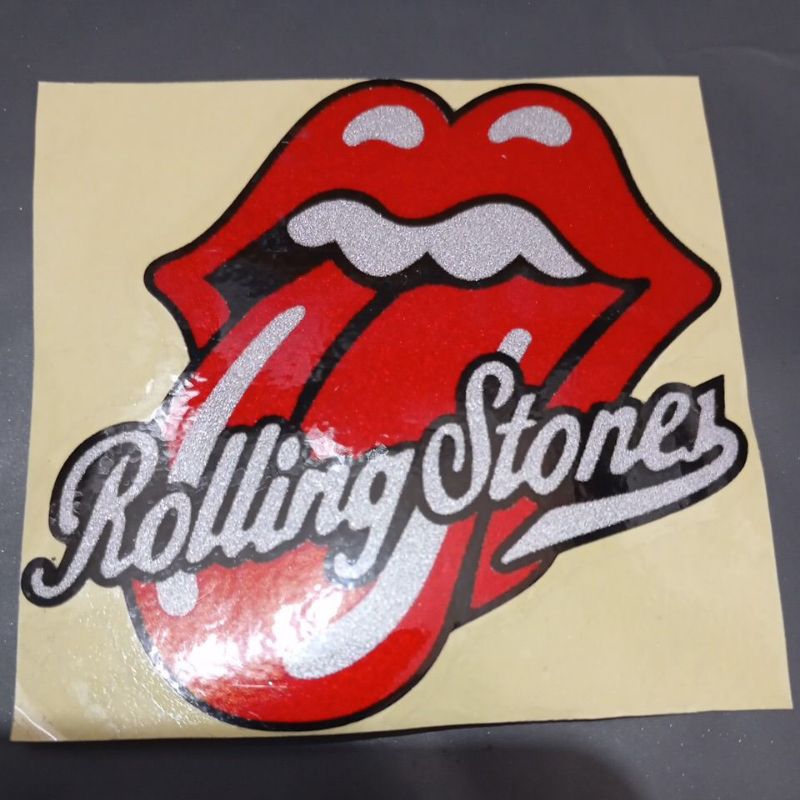 stiker gambar Rolling Stones