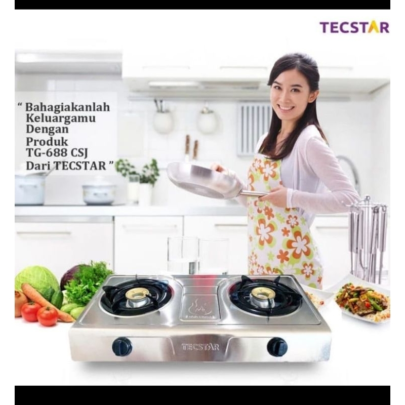 TECSTAR TG-688 CSJ Kompor Gas 2 Tungku