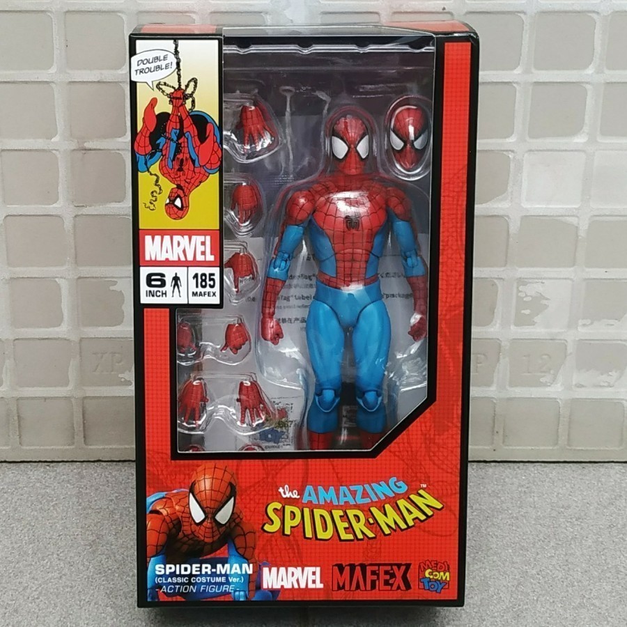 MEDICOM MAFEX 185 SPIDER-MAN CLASSIC COMIC COSTUME VERSION SPIDERMAN