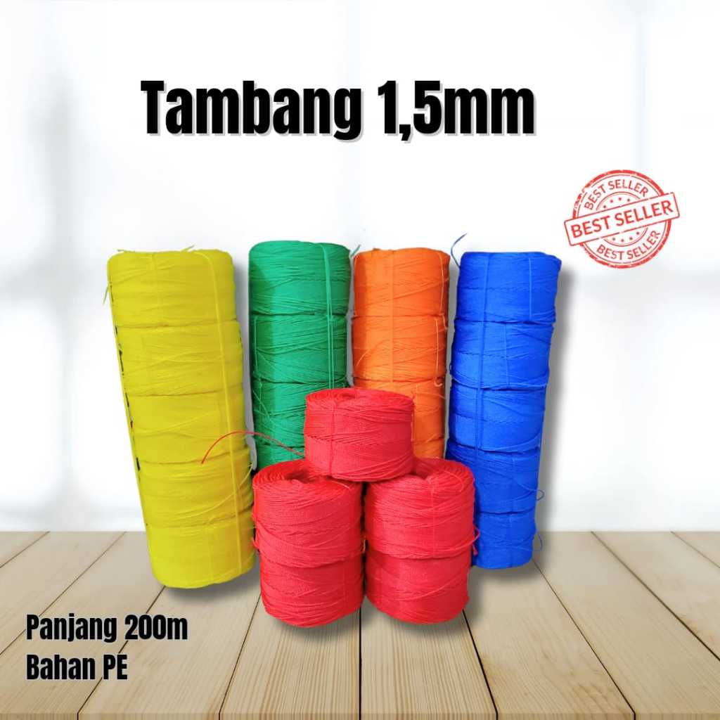 Tali Tambang 1,5mm/Tambang kecil 1,5mili/Tambang rope 1,5mm