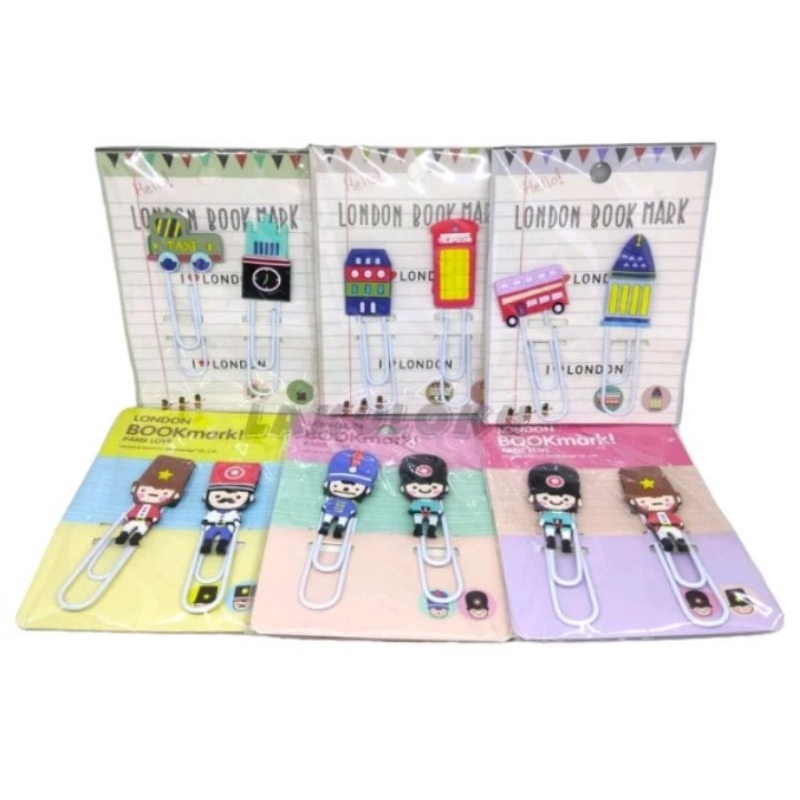 

PAPER CLIP BOOKmark LONDON / KLIP KERTAS LONDON