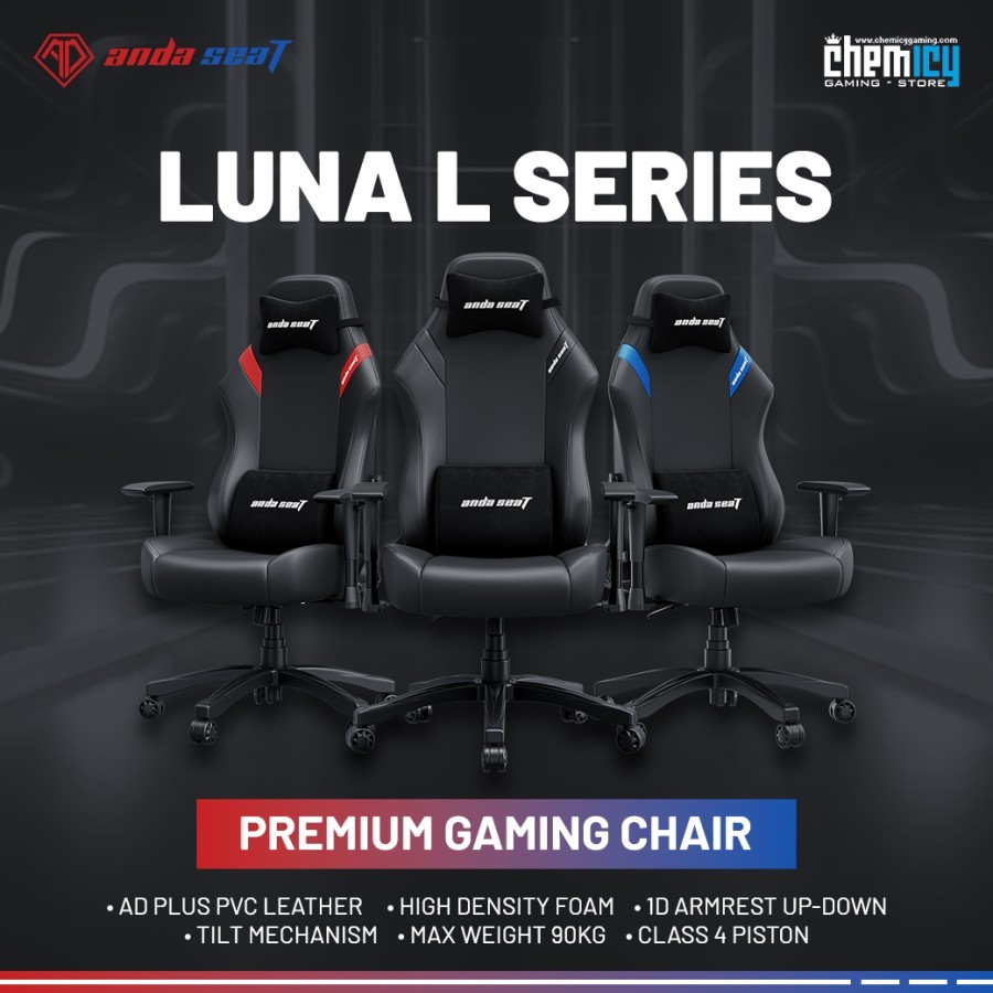 AndaSeat Luna L Series Premium Gaming Chair / Kursi Gaming