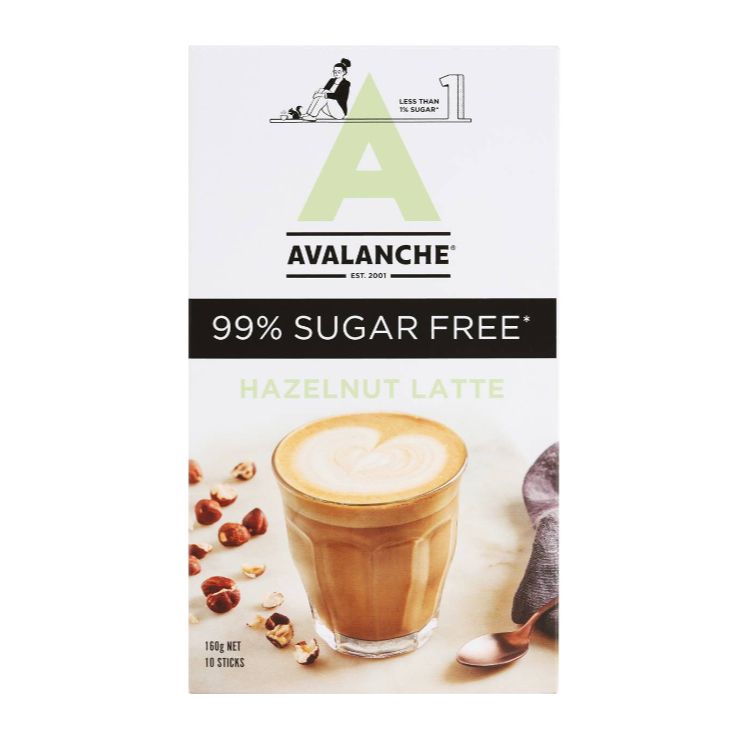 

Avalanche 99% Sugar Free Hazelnut Latte 10 Pack