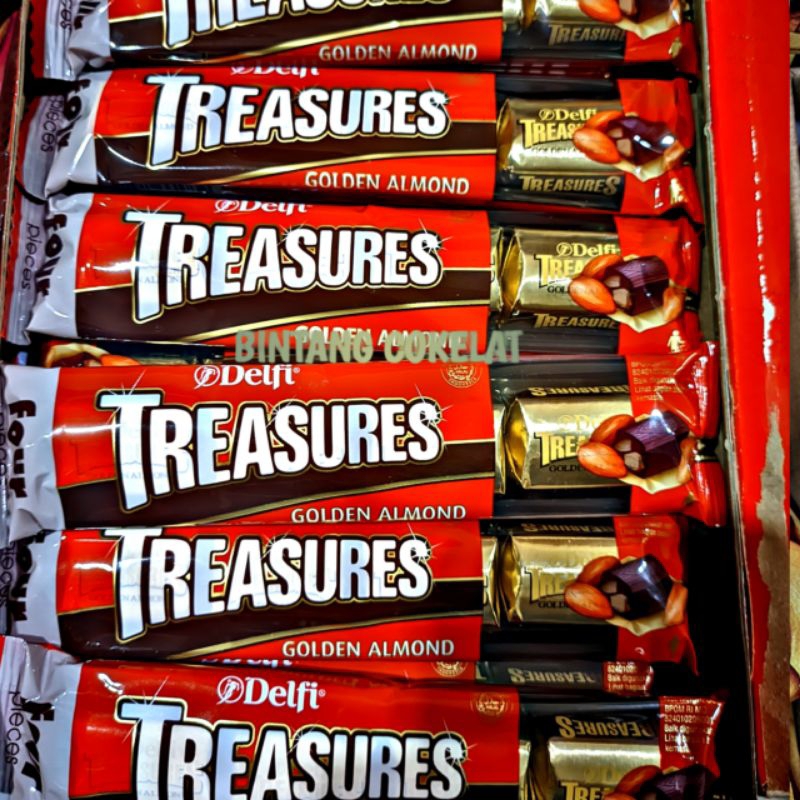 

TREASURES Cokelat coklat cookies/almond