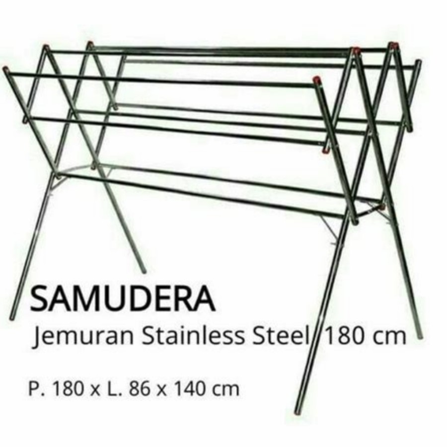 jemuran baju stainless / jemuran pakaian stainless jumbo