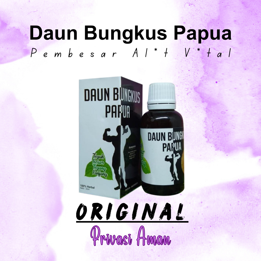 Privasi Aman Daun Bungkus Papua Original Herbal Asli Papua