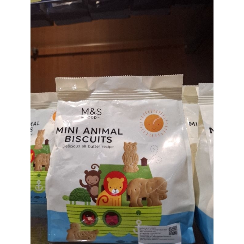 

M&S FOOD MINI ANIMAL BISCUIT 125G