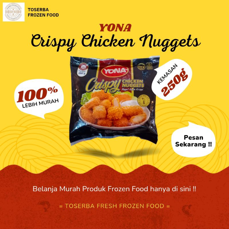 

YONA Crispy Chicken Nugget 250g