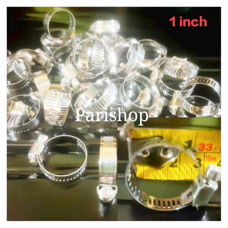 klem selang 1 inch stainless