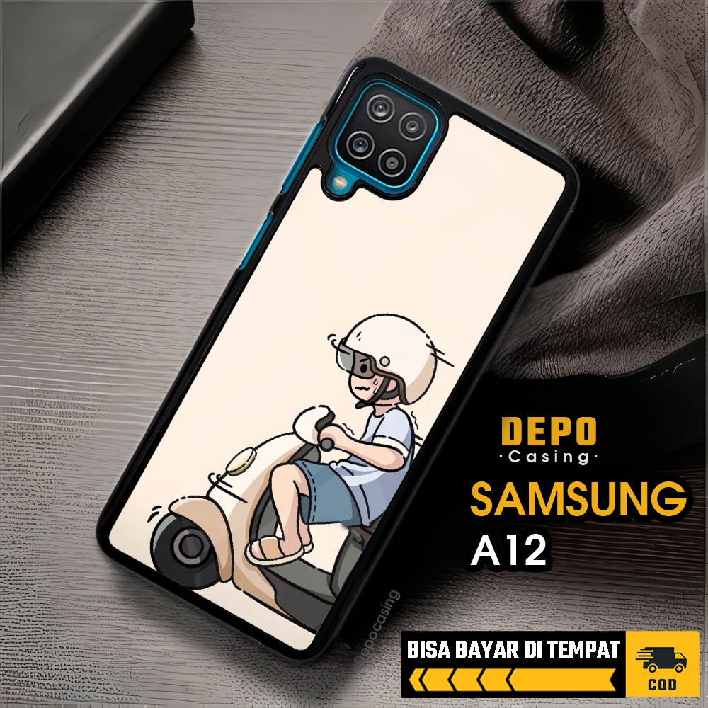 Case Samsung A12 Casing Samsung A12 Casing Depo Casing [COUPLE] Case Glossy Case Aesthetic Custom Ca