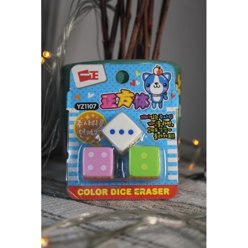 

Penghapus Desain Karakter Lucu || Penghapus Desain Dadu || Cute Design Color Dice Eraser