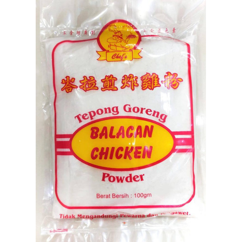 

Tepung Ayam Goreng Belacan Penang Belacan Chicken Powder Famous 100gr