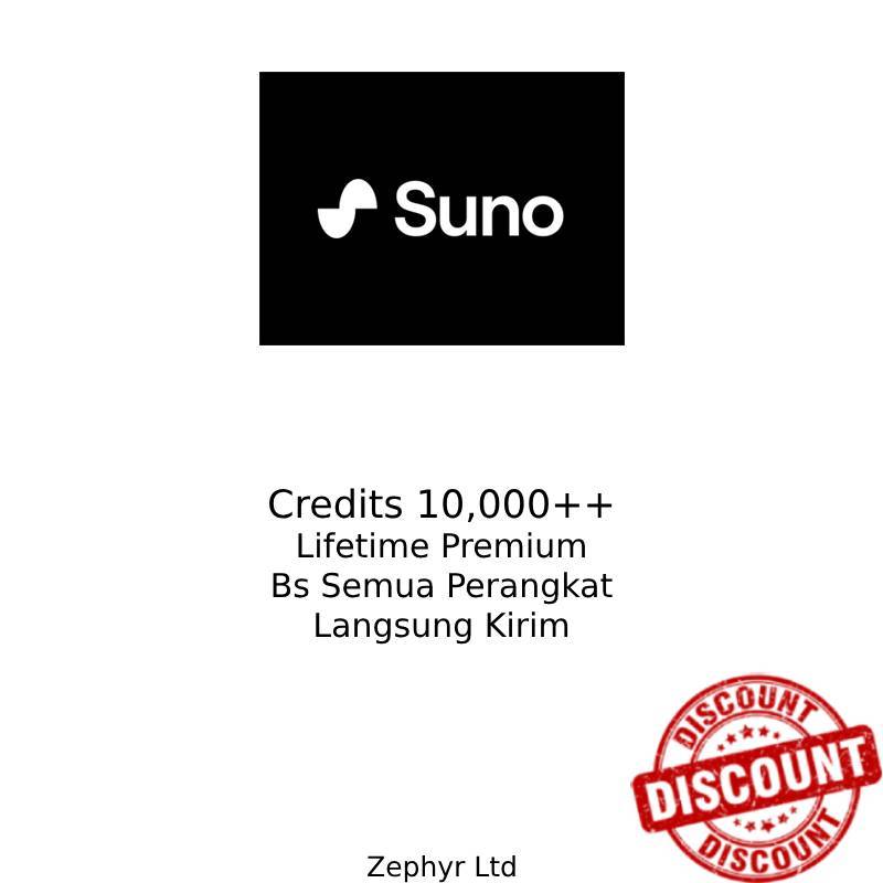 LIFETIME SUNO AI PREMIUM PRIVATE