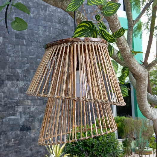 Lampu pendant nipah