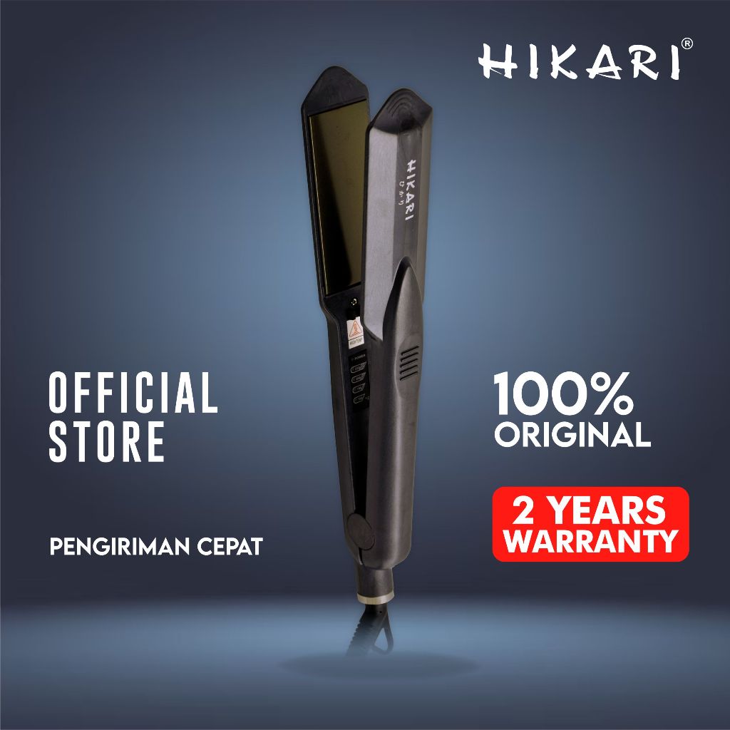 Hikari Expert Series 8 Catokan Pelurus Rambut Hair Straightener Salon Professional
