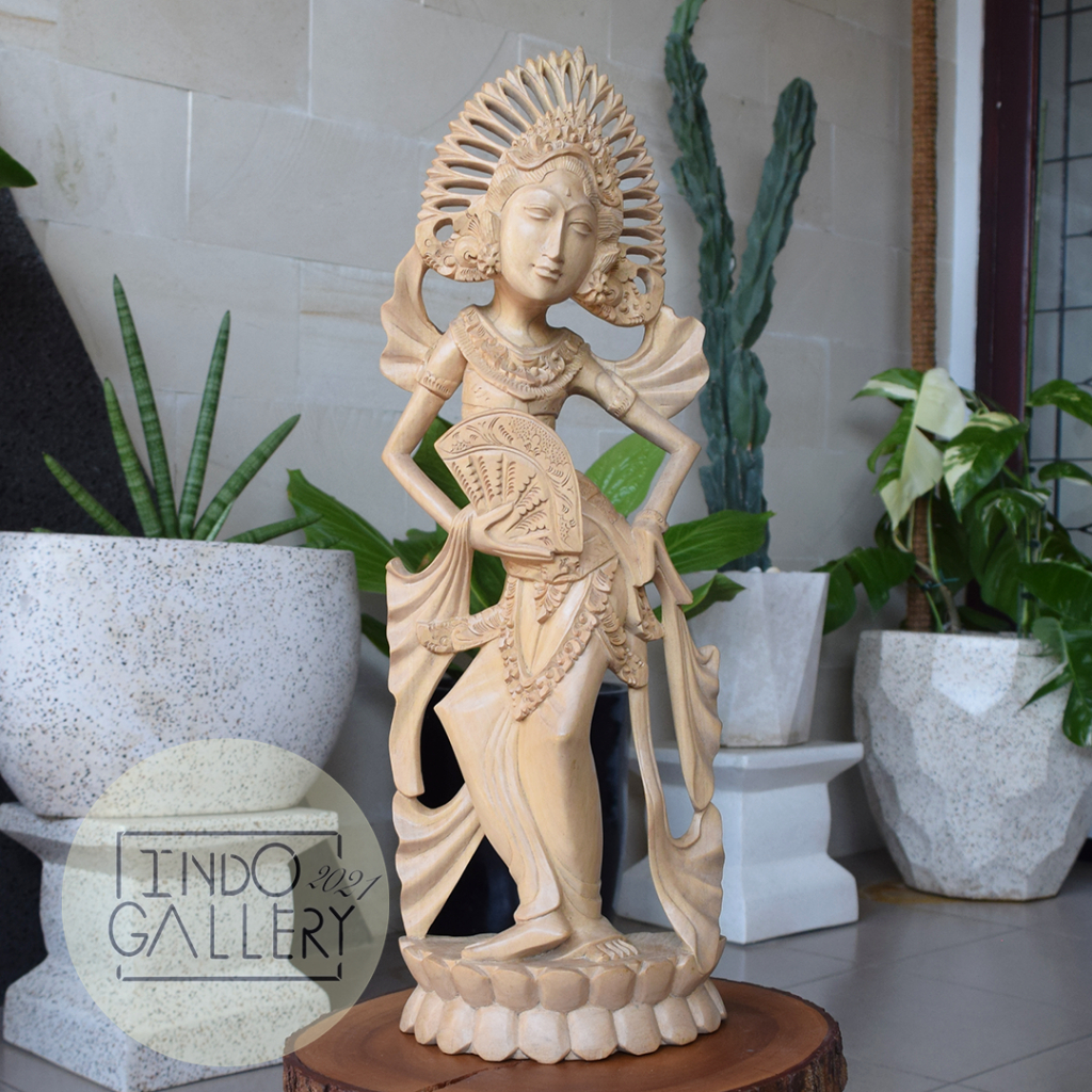 PATUNG JANGGER UKURAN 50CM / PATUNG KAYU DEKORASI