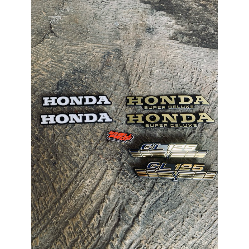 emblem cb125 emblem tangki gl100/125 garuda whellproff